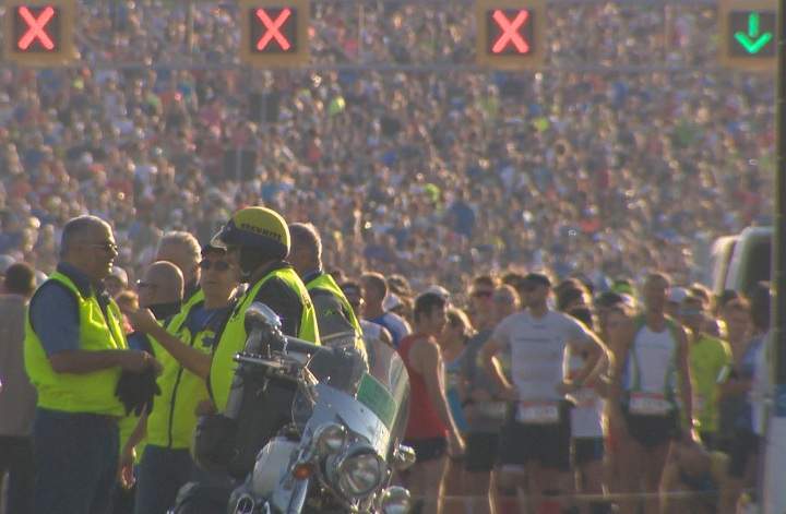 Montreal marathon.