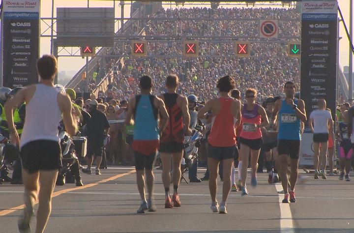 Montreal marathon.