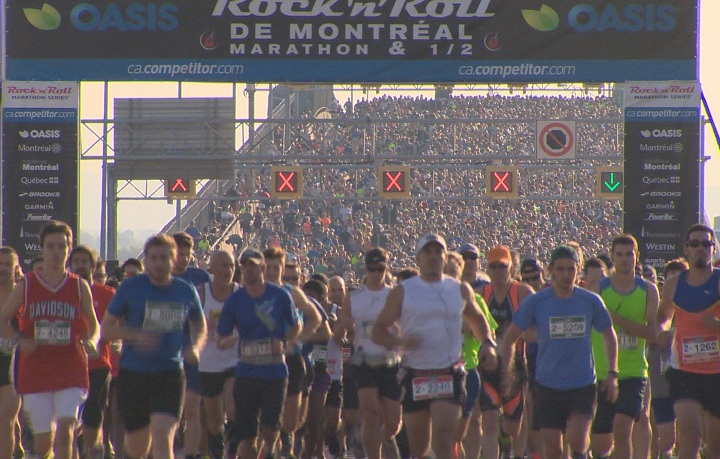 Montreal marathon.