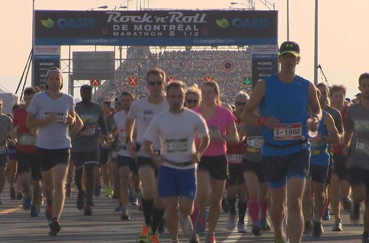 Montreal marathon.