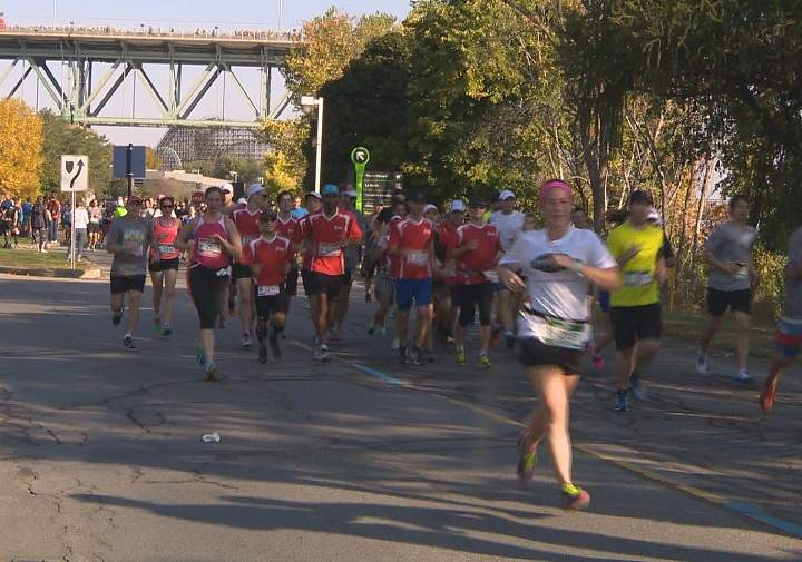 Montreal marathon.