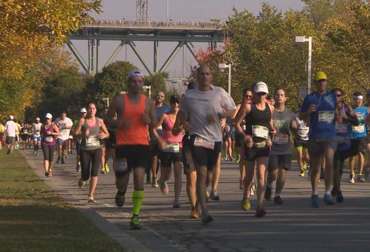 Montreal marathon.