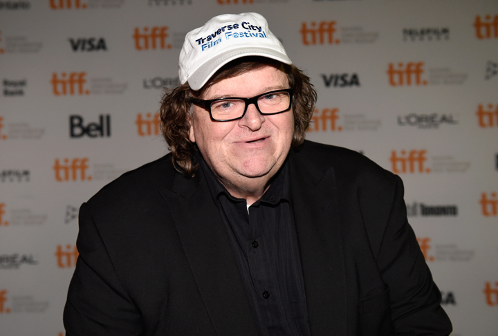 Filmmaker Michael Moore attends the "Roger & Me" anniversary screening during the 2014 Toronto International Film Festival at Ryerson Theatre on September 8, 2014 in Toronto, Canada.  