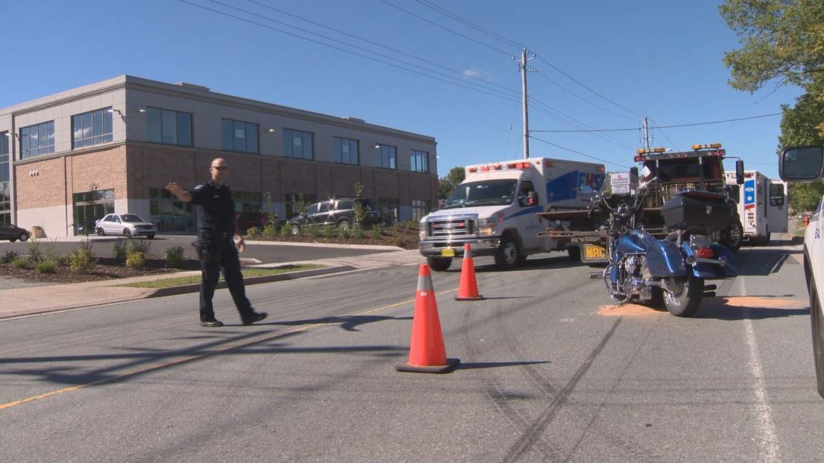 The collision happened around 4 p.m. on Sunday.