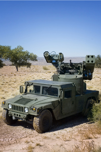 Boeing’s Laser Avenger seen here in New Mexico.