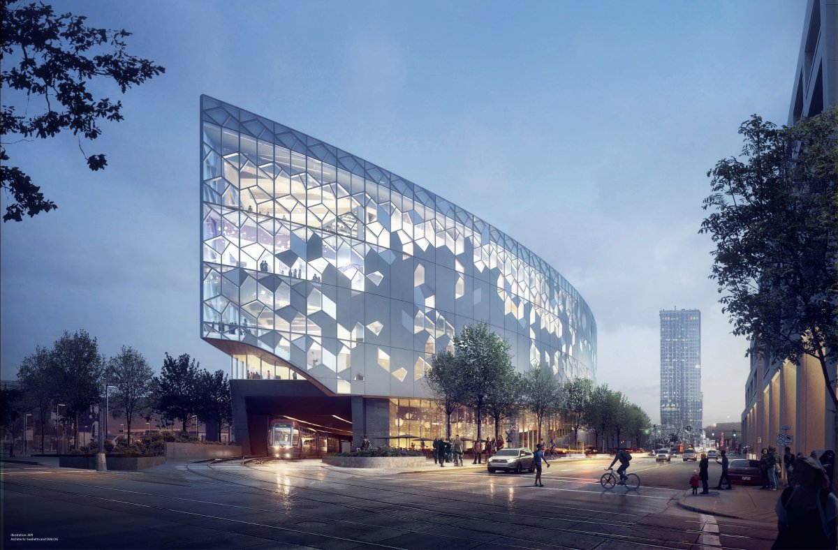 The Calgary Municipal Land Corporation (CMLC) unveiled the final architectural design for the New Central Library on Tuesday, September 23rd, 2014. 