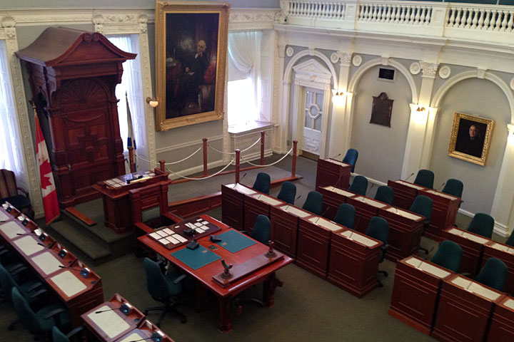 The Nova Scotia legislature building.