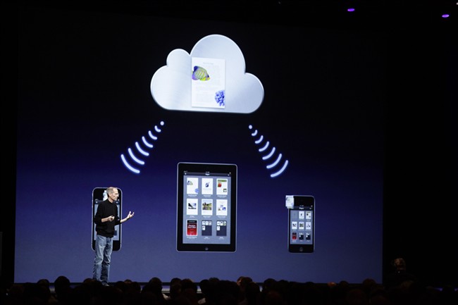 Late Apple CEO Steve Jobs talks about iCloud at the Worldwide Developers Conference in San Francisco.