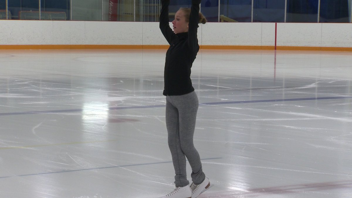 Olivia Oliver has only been figure skating for four years.
