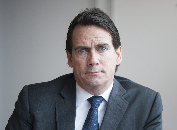 President and CEO of Quebecor Inc., Pierre Karl Peladeau poses for a photrograph at Quebecor offices.