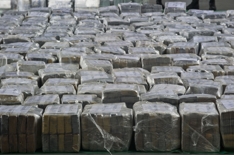 Peru police display record 7.7-ton cocaine haul in Lima - National ...