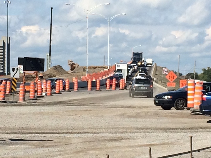 Roadwork in Vaudreuil-Dorion. Sept. 15, 2014