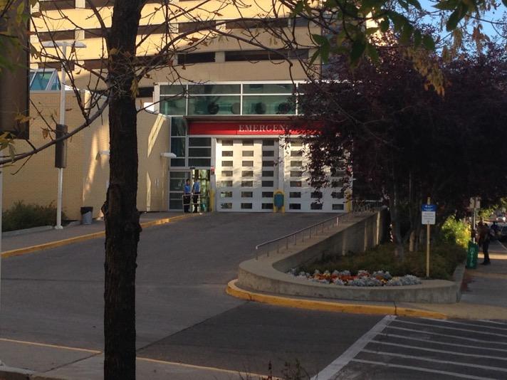 Ambulance bay doors of the Emergency Department at the Royal Alexandra Hospital in Edmonton. Monday, September 22, 2014.