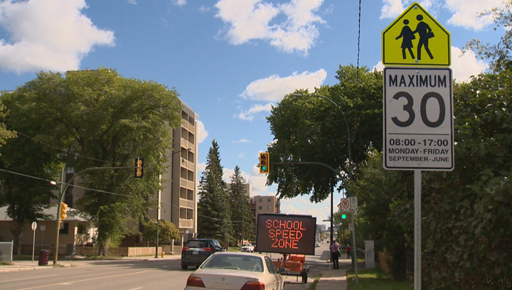 Flashing light program expanded to another Saskatoon school zone located on a high traffic street.
