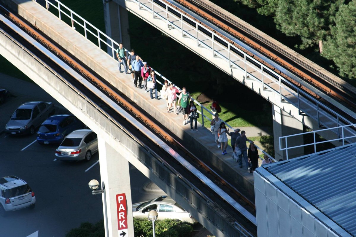 A problem train caused system-wide delays on the SkyTrain.