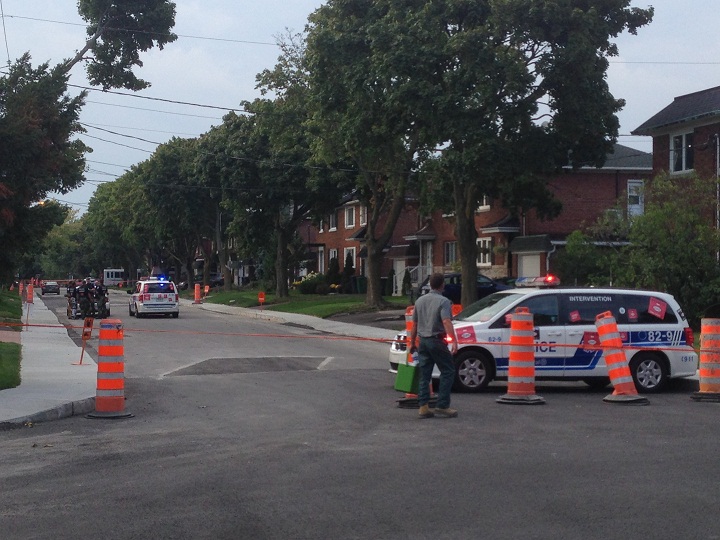Montreal police are investigating after a brazen daylight shooting in St-Laurent on September 5, 2014.