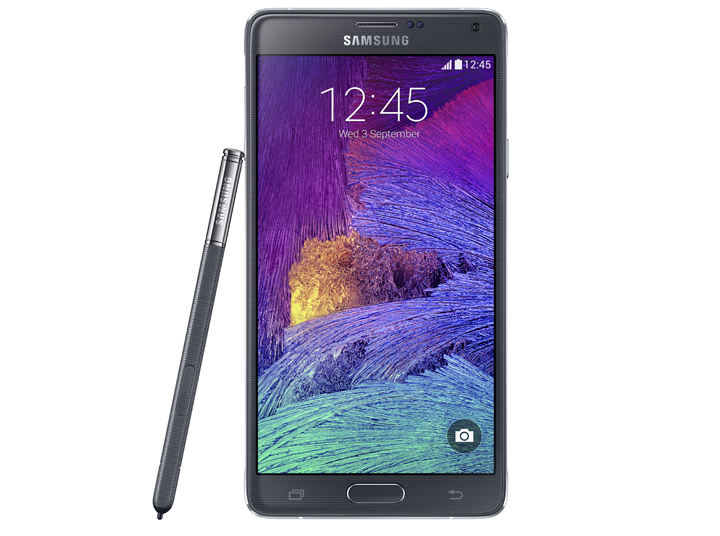 The new Samsung Galaxy Note 4 features Quad HD screen and panoramic selfies.