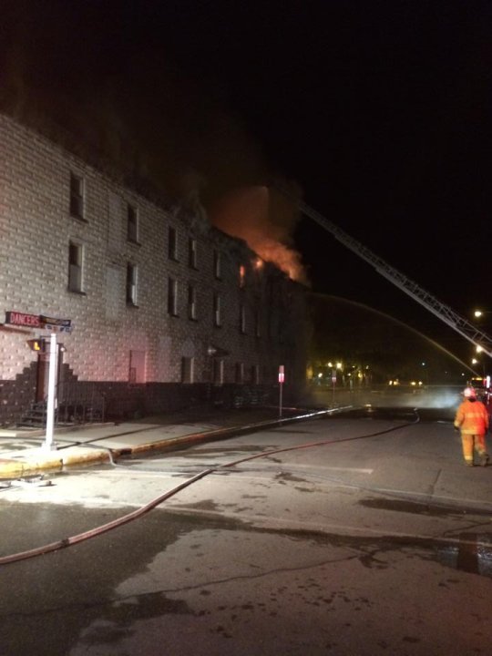 PHOTOS Fire consumes historic Towers Hotel in Dauphin, Manitoba Winnipeg Globalnews.ca