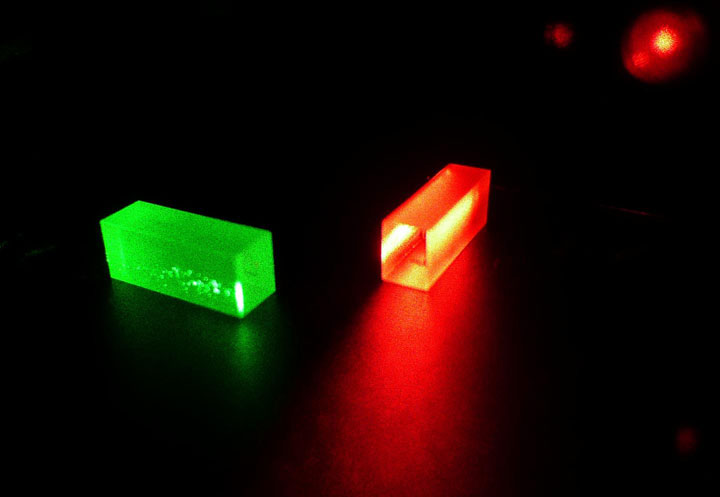 Using a fibre optic cable, scientists were able to teleport a quantum state of a photon (light) to a crystal over 25 km away.