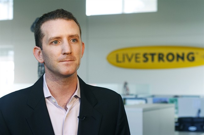 File - In this Oct. 17, 2012, file photo, Livestrong CEO and president Doug Ulman discusses the future of the organization in Austin, Texas. 