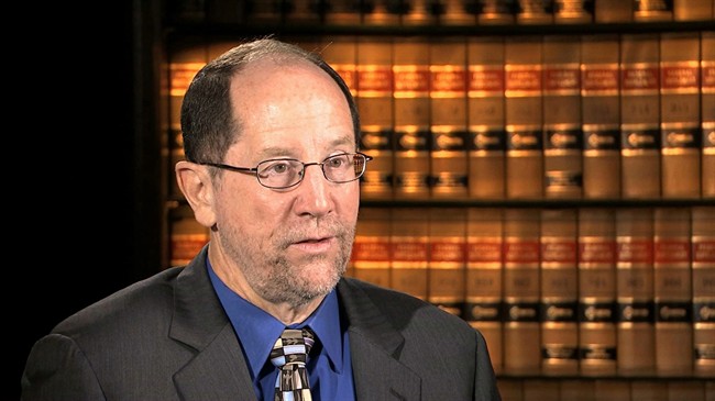This image from video shows Dr. Dan Lucey of the Georgetown University Medical Center, during an interview with The Associated Press in Washington.