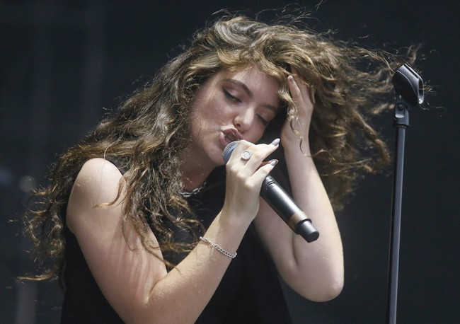 Lorde performs at the Austin City Limits Music Festival on Sunday, Oct. 12, 2014, in Austin, Texas.