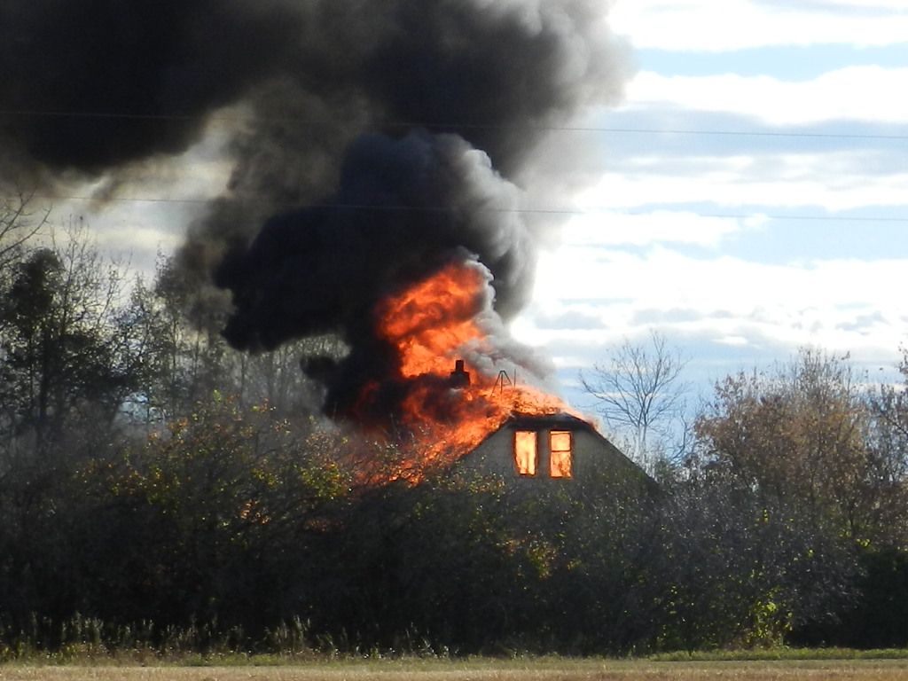 Human remains were found in a house fire near Boyle, Oct. 1, 2014.