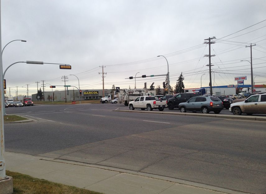 Yellowhead Trail and 149 Street, October 15, 2014.