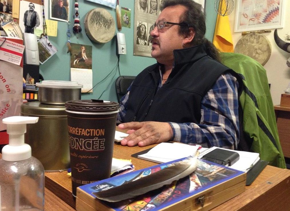 Gary Moostoos is a spiritual elder with Boyle Street. 