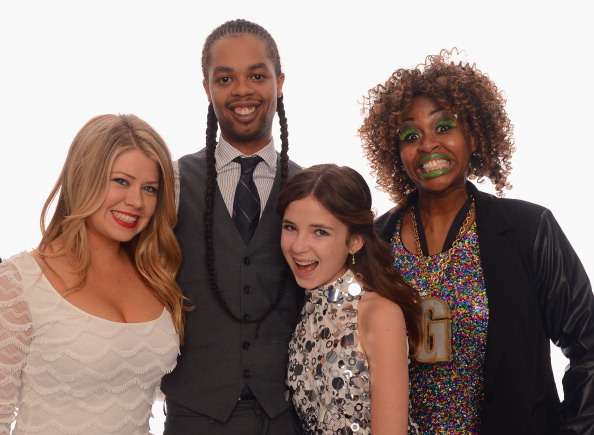 Internet personalities Cara Hartmann, Antoine Dodson, Nicole Westbrook and GloZell pose for a portrait in the TV Guide Portrait Studio at the 3rd Annual Streamy Awards at Hollywood Palladium on February 17, 2013 in Hollywood, California. 