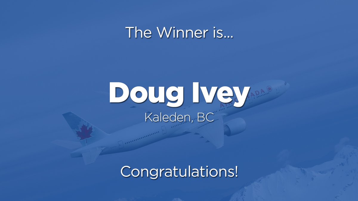 Air Canada contest winner announced - image