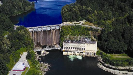 Stave Falls Dam. Credit: BC Hydro.