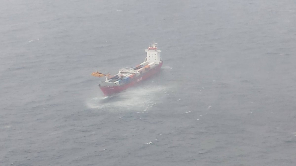 VIDEO: Russian container ship adrift off coast of Haida Gwaii being ...