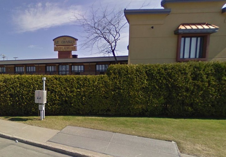 A man barricaded himself in a motel on St-Jacques St. in N.D.G. on October 29, 2014.