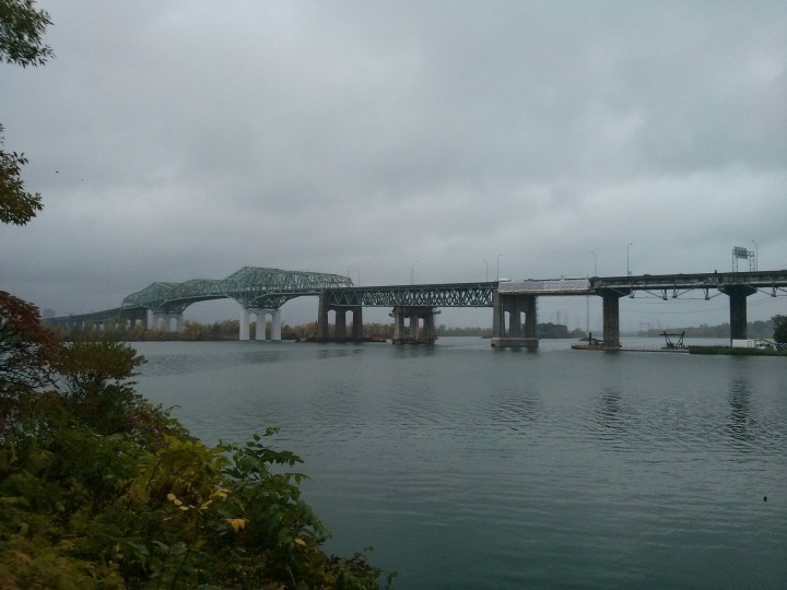 Overweight vehicles are now prohibited on Montreal's Champlain Bridge.