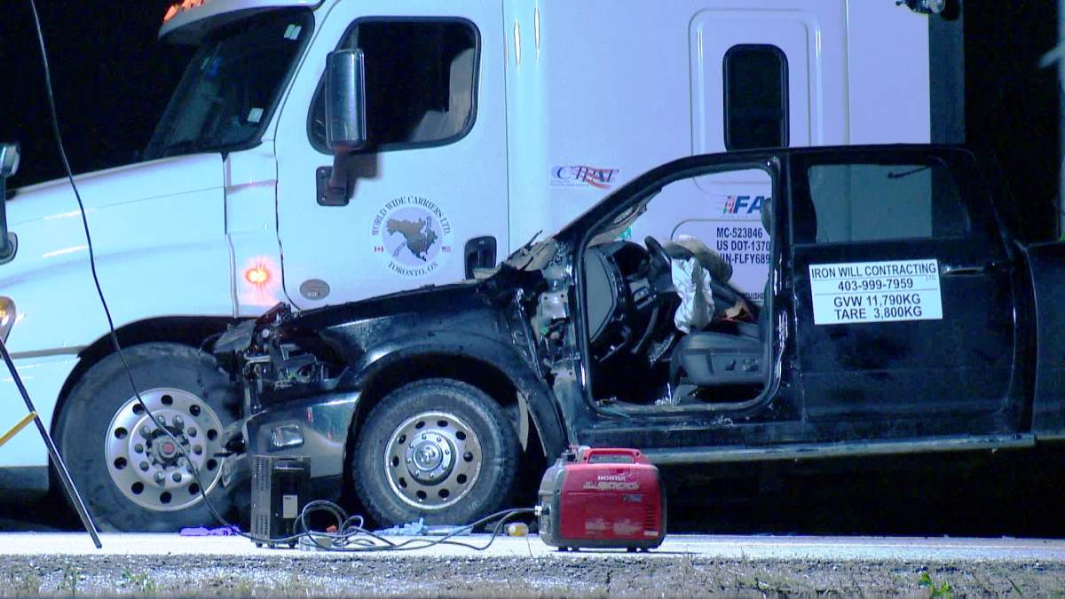  RCMP say alcohol is being considered as a factor in a serious crash east of Chestermere on Monday.