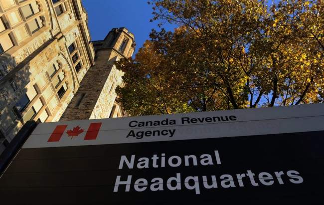 The Canada Revenue Agency headquarters in Ottawa is shown on November 4, 2011.