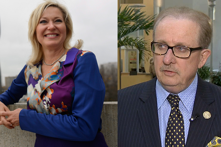 Bonnie Crombie and Steve Mahoney
