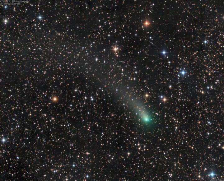 Comet Siding Spring fast approaching Mars