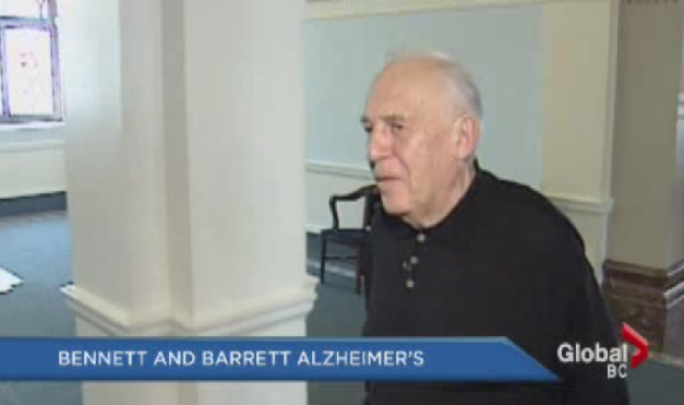 Dave Barrett has now been diagnosed with Alzheimer's disease.
