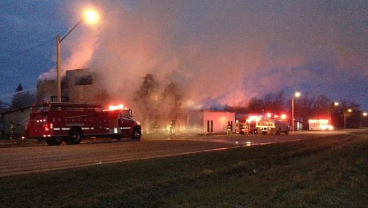 Saskatchewan community left without a hotel after an early morning fire in Elfros.