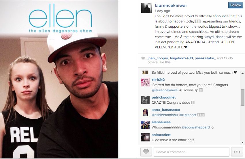 WATCH: ‘Anaconda’ dancer from Alberta wows Ellen with her moves - image