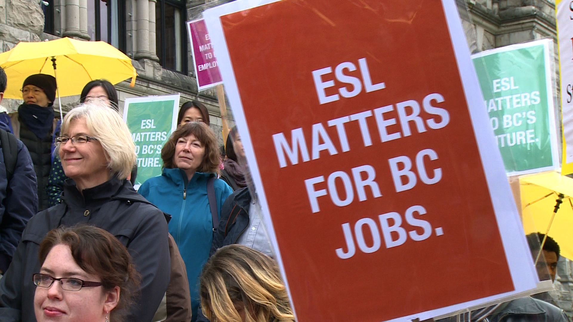 Protest Today Over Major Cuts To ESL Programs In B.C. - BC | Globalnews.ca