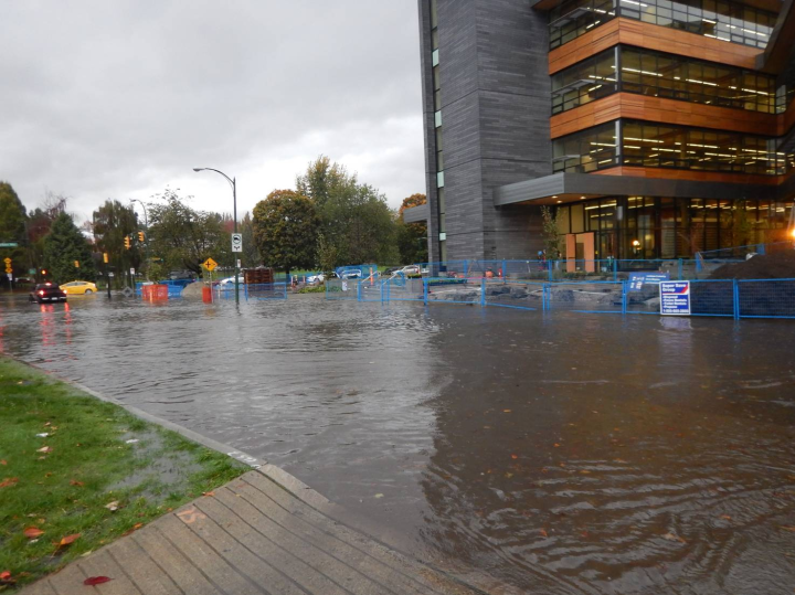 Flooding around Metro Vancouver due to heavy rain BC Globalnews.ca