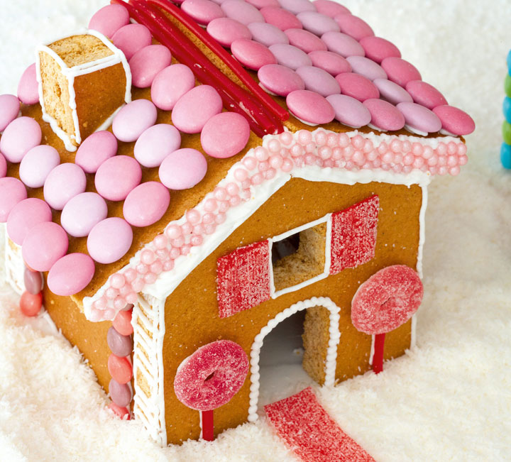 Save some candies this Halloween and use it for a ginger bread house this holiday season.