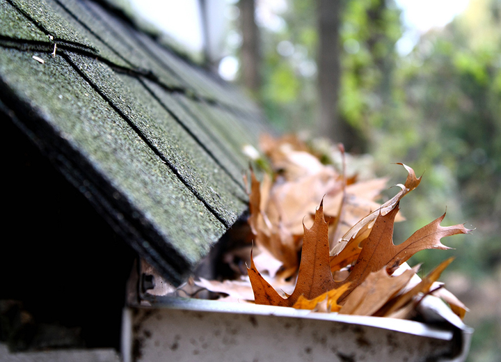 Cleaning your gutters is just one issue when dealing with fall yardwork. (Photo used under a Creative Commons 2.0 license).