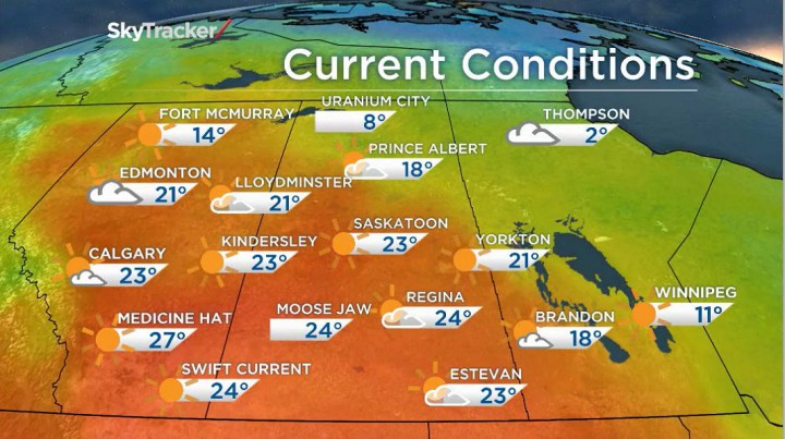 Saskatchewan getting hit with an October heat wave