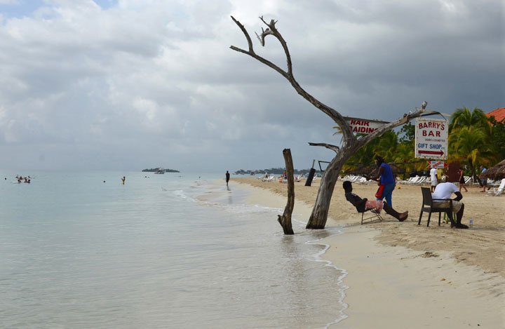 Jamaica's Seven-Mile Beach is eroding