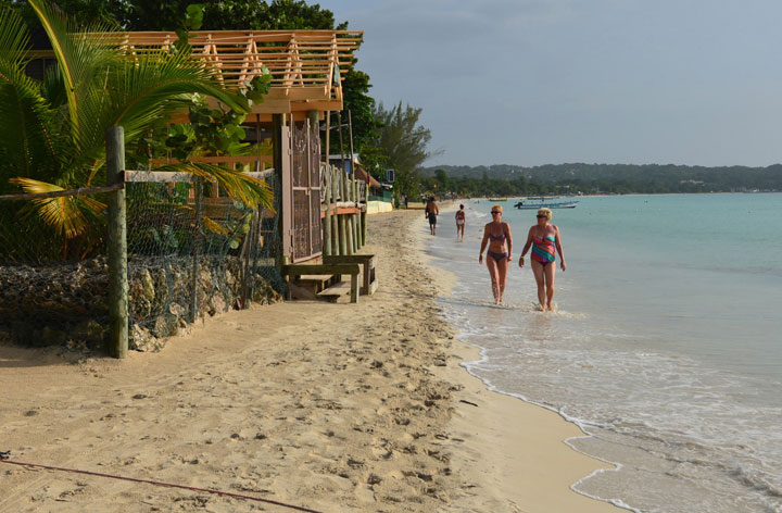 Jamaica's Seven-Mile Beach is eroding