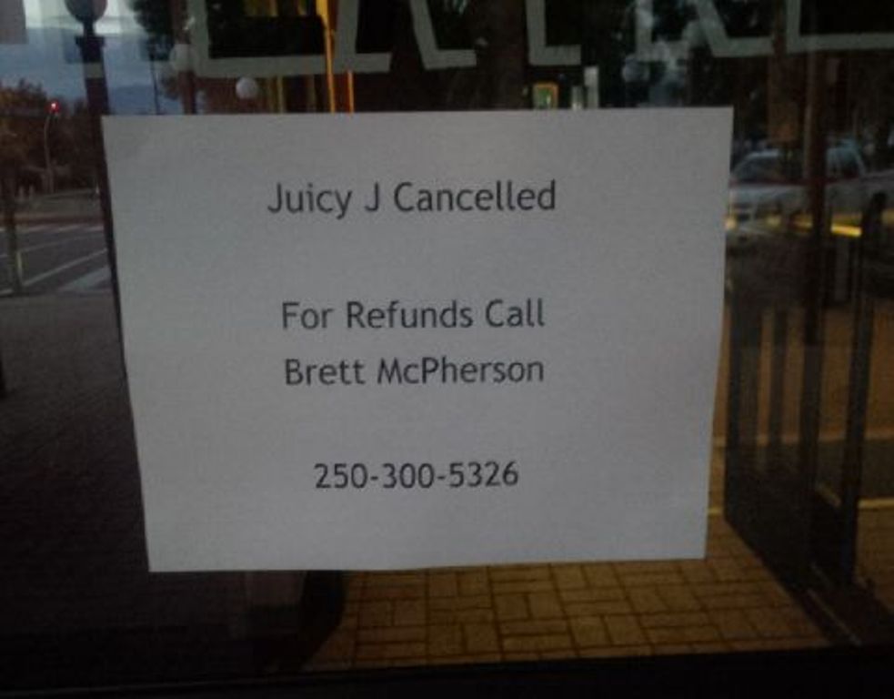 UPDATE: Okanagan concert promoter responds to ticket holders complaints - image